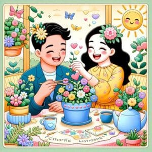 Liebe als blühende Blume Pflege für erfüllte Beziehungen