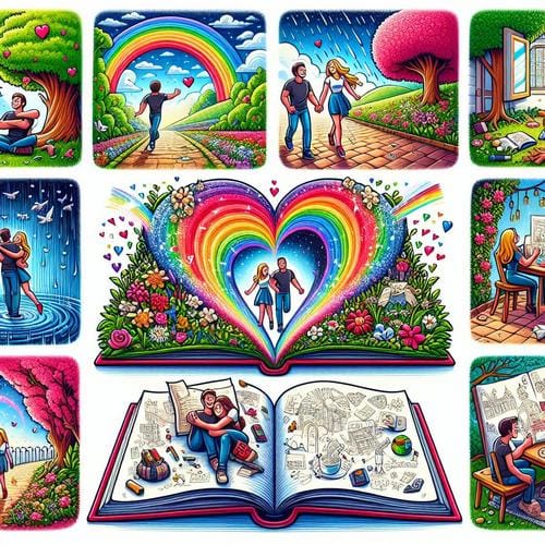 Liebe ist wie ein Buch das niemals endet unvergessliche Momente