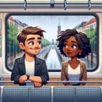 „Lächeln im Regen: Eine Liebesgeschichte aus der U-Bahn“