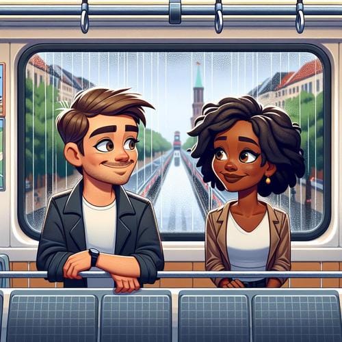 „Lächeln im Regen: Eine Liebesgeschichte aus der U-Bahn“