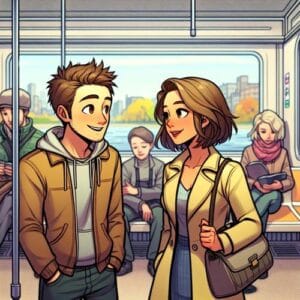 Ein Lächeln in der U-Bahn: Die unerwartete Reise zweier Herzen