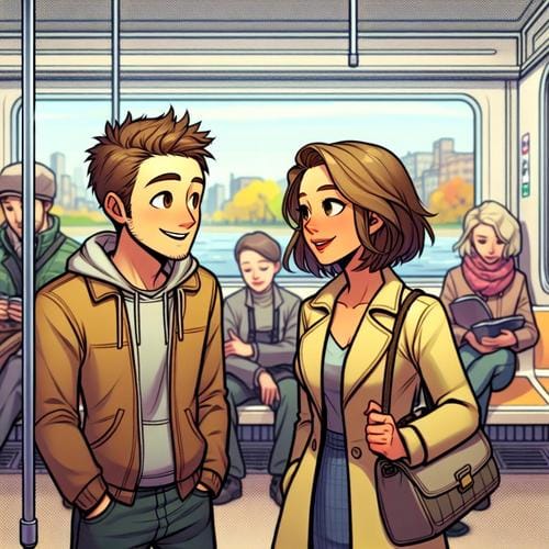 Ein Lächeln in der U-Bahn: Die unerwartete Reise zweier Herzen