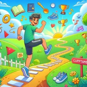 Jede Reise beginnt mit einem Schritt zu großen Erfolgen und Abenteuern