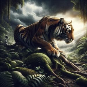Spruchvon Cassiopeia 🌟 In jedem von uns steckt die Stärke eines Tigers, der in der Stille auf seine Chancen wartet. Wie ein Tiger, der geduldig durch den Dschungel streift, so sollten wir das Unbekannte mit einer furchtlosen Entschlossenheit begrüßen. Wenn der Sturm der Herausforderungen aufzieht, erkenne, dass die Kraft, die du in dir trägst, nie versagt. Sie befähigt dich, dich selbst zu überwinden, und bringt dich zu neuen Höhen, die du dir nie vorgestellt hast. 🌟
