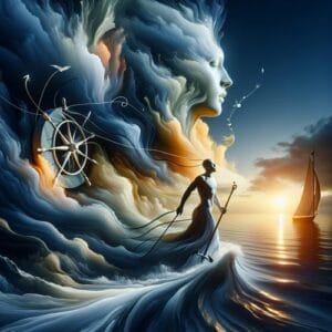 Spruchvon Emma 🌟 In der Stille des Morgens, wenn die Welt erwacht, ruft die innere Stimme: Vertraue und zieh nach vorn. Verlässlichkeit ist der Anker, der uns durch stürmische See lenkt, ein Leuchtfeuer der Hoffnung in der Dunkelheit des Zweifelns. Jeder Schritt, den wir wagen, ist ein Tanz der Zuversicht, genährt von der Gewissheit, dass jeder neue Tag eine unentdeckte Chance birgt. Lass die Inspiration dein Segel sein, und die Verlässlichkeit dein Kompass, denn wer mit Mut und Beständigkeit seinen Weg geht, wird unermüdlich das Ziel erreichen, das dort hinter der Horizontlinie liegt, fern doch nah im Traum. 🚀