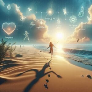 Spruchvon Isolde 🌊 In der Hektik des Alltags vergesse nicht, dass Achtsamkeit der stille Sand des Strandes ist, der unsere Leidenschaft entfacht. Jeder Schritt in diesem Sand erinnert uns daran, dass wahres Glück im Moment entsteht. Lass deine Seele tanzen und dein Herz im Takt der Wellen schlagen. 🏖️