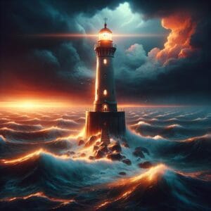 Spruchvon Leona 🌹 Liebe ist wie ein Leuchtturm im Meer des Lebens. Sie zeigt dir den Weg, selbst in stürmischen Zeiten. Lass die Flamme der Zuneigung nie erlöschen, denn in ihrer Wärme finden wir den Mut, neue Ufer zu erkunden und die Schönheit des Augenblicks zu umarmen. 💖