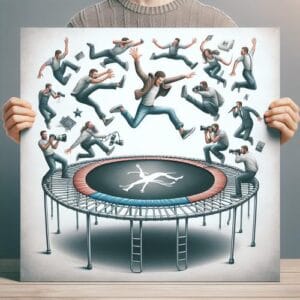 Spruchvon Lukas 😂 Vertrauen ist wie ein unsichtbares Trampolin unter unseren Füßen. Je mehr wir hüpfen, desto mehr lachen wir, und desto höher fliegen unsere Träume. Also, spring los, hab Spaß und vertrau dem Aufprall. 🌟