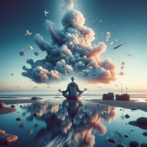 Spruchvon Mia 🌱 In einer Welt, in der die Eile oft regiert, ist Geduld ein Fenster zu einem klaren Himmel. Wenn du loslässt und den Moment umarmst, wirst du entdecken, dass der Höhenflug deiner Gedanken durch Achtsamkeit zum Gipfel führt. 🌿