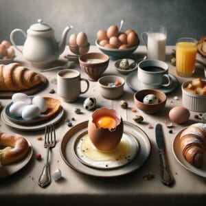 Spruch von Tanja 🌹 Liebe ist wie ein gutes Frühstücksei: von außen manchmal hart, aber im Inneren immer weich und voller Überraschungen. Jeden Tag gefragt, schmeckt sie einfach am besten mit einer Prise Humor. Also, nie das Lächeln vergessen und immer eine extra Portion davon servieren. Guten Morgen, Liebe! 🌷