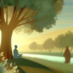 Achtsamkeit: Der Schlüssel zu innerer Stärke Achtsamkeit, innere Stärke, Stressbewältigung, Meditation, Ruhe