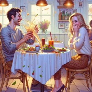 Dating-Desaster: Die lustigsten Pannen beim Daten Dating-Desaster, Dating-Fails, peinliche Momente, moderne Dates, humorvolle Dating-Geschichten