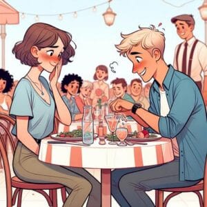Dating Desasters: Peinliche Begegnungen humorvoll betrachtet Dating, Peinliche Begegnungen, Liebeslabyrinth, Dating Missgeschicke, Humor