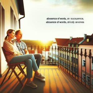 Die Kraft der Stille in der Liebe Stille, Liebe, Beziehung, Kommunikation, Emotionen