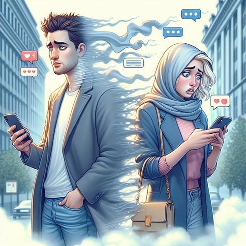 Ghosting und Ausreden: Ein Blick hinter die Kulissen Ghosting, digitale Kommunikation, Ausreden, Lügen, Beziehungen