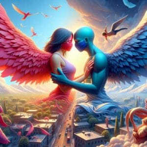 Liebe die uns Flügel verleiht Emotionen die Berge versetzen