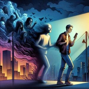 Meister der Illusion: Ghosting, Lügen & Ausreden verstehen Ghosting, digitale Kommunikation, Lügen, Ausreden, soziale Interaktion