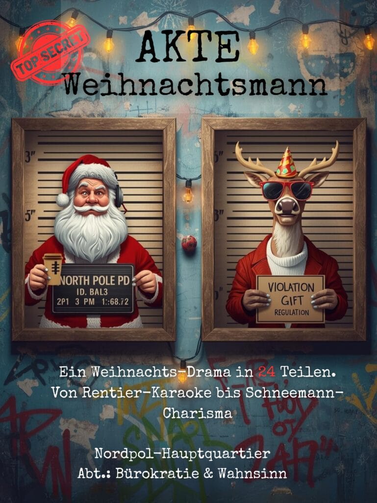 Akte Weihnachtsmann . Das Perfekte Geschenkbuch zu Weihnachten