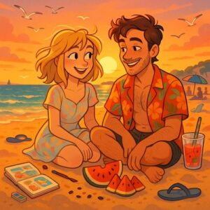 Romantische Liebesgeschichte auf Mallorca – Melona-Magie am Strand