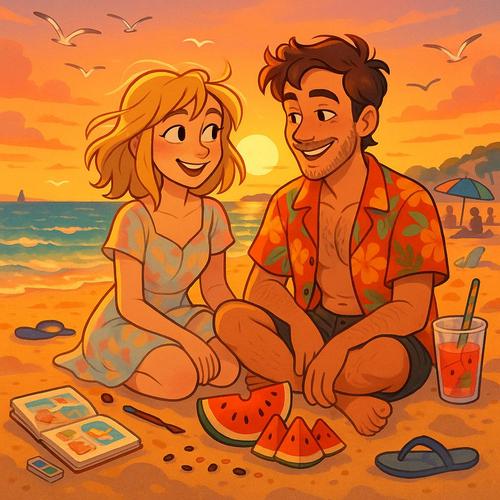 Romantische Liebesgeschichte auf Mallorca – Melona-Magie am Strand