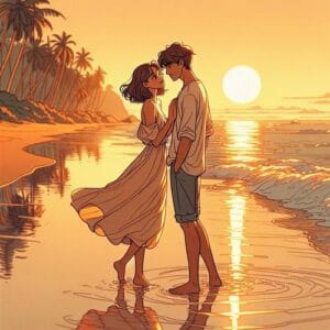Sommerflirt am Strand: Eine Liebe wie aus einem Gedicht