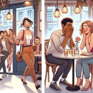 Unvergessliche Dating-Desaster – Chaos beim ersten Treffen Dating-Desaster, erstes Date, Beziehung, Dating-Fails, Dating-Erfahrungen