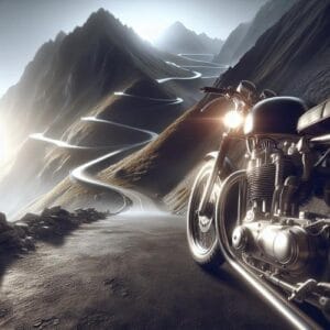 🏍️ Im Leben ist die Vision unser Lenkrad, unsere Kraft der Treibstoff, und unser Motorrad der mentale Begleiter auf der Reise zum Gipfel unserer Träume. Mit jeder Entscheidung, die wir treffen, schalten wir einen Gang höher. In Momenten des Zweifels schenkt uns die Kraft die Energie und die Vision die Richtung. Wenn wir den Motor der Entschlossenheit starten, gibt es keine Straße, die uns zu steinig ist. Lass die Vision leuchten und die Kraft dich durchdringen. 🏍️