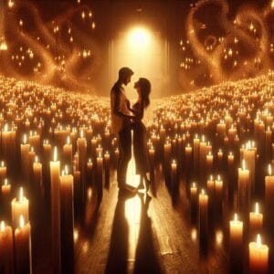 🌹 In einem Raum voller flackernder Kerzen lodernder Flammen, wo dein Blick den meinen trifft, ist es der Sonnenstrahl deines Herzens, der unsere Seelen tanzen lässt und den Raum erfüllt mit dem Duft von Liebe und Hoffnung. Jeder Augenblick mit dir ist ein zarter Hauch von Ewigkeit. 🌿