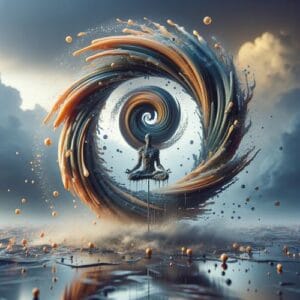 🌀 In jedem Wirbelwind des Lebens verbirgt sich ein Moment der Achtsamkeit, der uns lehrt, im Jetzt zu verweilen und unseren Fokus zu schärfen. 🌊
