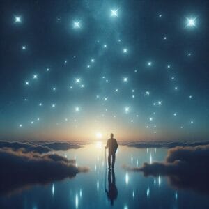 Spruchvon Leonidas 💖 In der sanften Stille der Nacht, während die Sterne wie funkelnde Diamanten leuchten, ist Geduld eine Tasche, die unser Herz mit leiser Kraft füllt. Romantik atmet im Rhythmus der Zeit, denn wahre Liebe kennt keinen Eile und findet ihren Weg, indem sie einfach ist und unverblümt Hoffnung in uns weiterträgt. 💫