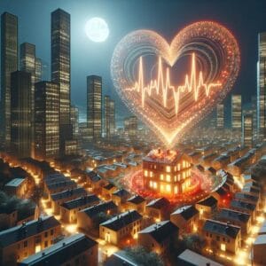 ✨ In der Nähe deines Herzschlags, auf der Straße unserer Träume, findet die Liebe ihr glühendes Zuhause und erhellt die Dunkelheit mit ihrem Schein. ✨